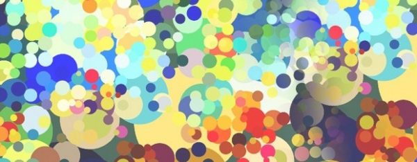 Composition of various coloured dots Composition of various coloured dots
