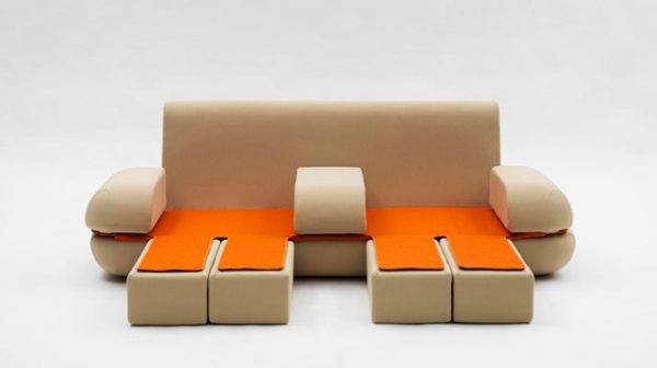 Transformer Couch touchpad controlled